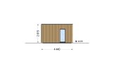 Dom drewniany letniskowy BELLA 1 (44 mm + elewacja, z izolacją), 46 m² specification 5