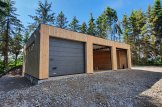 Garaż drewniany trzystanowiskowy SILVIA TRIO F (34 mm + elewacja), 9x6 m, 54 m² customer 2