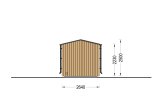 Sauna ogrodowa zewnętrzna SERENE (34 mm + elewacja), 5.3x2.5 m, 5 m² specification 4
