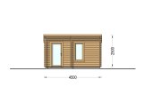 Sauna ogrodowa zewnętrzna VIGOR (44 mm), 4.5x2.5 m, 4.9 m² specification 2
