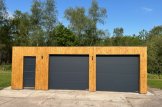 Garaż drewniany dwustanowiskowy SILVIA DUO F (34 mm + elewacja), 6x6 m, 36 m² customer 1