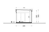 Domek ogrodowy drewniany IDA (34 mm), 6x3 m, 8 m² specification 6
