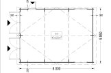 Garaż drewniany dwustanowiskowy CLASSIC DUO (44 mm), 6x8 m, 48 m² specification 1