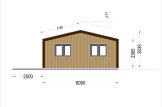Domek letniskowy drewniany NICOLE (44 mm + elewacja), 68 m² specification 5