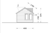 Domek ogrodowy drewniany CLOCKHOUSE (34+34 mm, z izolacją), 5,5 x 4 m, 22 m² specification 5