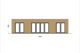 Dom drewniany letniskowy PREMIUM (34 mm + elewacja, z izolacją), 10,5 x 4,5 m, 47 m² specification 2
