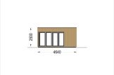 Domek letniskowy drewniany PREMIUM (34 mm + elewacja, z izolacją), 6x5 m, 30 m² specification 3
