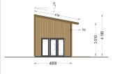 Domek letniskowy drewniany SOPHIA (34 mm + elewacja) z antresolą, 20 m² specification 3