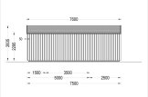 Domek letniskowy drewniany ANNA Modern (34 mm + elewacja) 20 m² - z tarasem 16 m² specification 5
