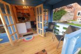 Domek ogrodowy drewniany ISLA (66 mm), 6x5 m, 18 m² - z tarasem 7 m² customer 3