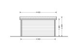 Domek ogrodowy drewniany LILLE F (34 mm), 4x3 m, 12 m² specification 4