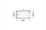 Dom drewniany letniskowy PREMIUM (34 mm + elewacja, z izolacją), 10,5 x 4,5 m, 47 m² specification 6