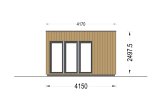 Domek ogrodowy drewniany PREMIUM (34 mm + elewacja, z izolacją), 5x4 m, 20 m² specification 5