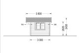 Domek ogrodowy drewniany DREUX (44 mm), 4x3 m, 12 m² specification 3