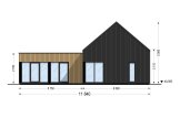 Dom drewniany letniskowy MIRABEL (44 mm + elewacja), 69 m² specification 2