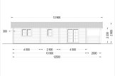 Dom drewniany całoroczny DONNA (44+44 mm, z izolacją), 63 m² - z tarasem 11,5 m² specification 4