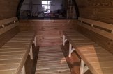Sauna ogrodowa beczka HELGA 40 (46 mm), 4.0 m, ⌀ 1.97 m, z oknem panoramicznym (połowa wysokośći) customer 2