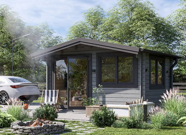 Domek ogrodowy drewniany WISSOUS (44 mm), 4x3 m, 12 m² avp.ui.product_images.thumbnail 1