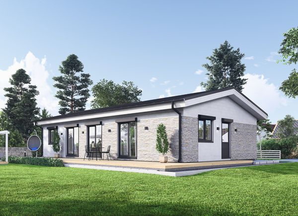 Dom drewniany całoroczny - mieszkalny JULIA PV (z izolacją, WT2021), 95 m² avp.ui.product_images.thumbnail 1