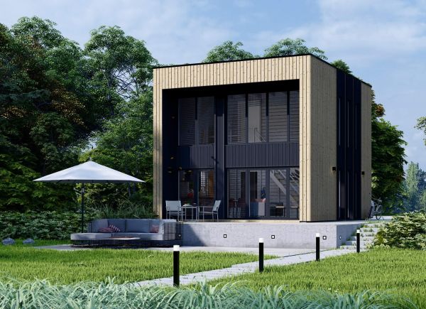 Dom drewniany letniskowy KAYA 4L (44 mm + elewacja, z izolacją), 50 m² avp.ui.product_images.thumbnail 1