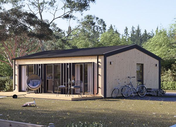 Domek letniskowy drewniany ANGELA (44 mm + elewacja, z izolacją) 43 m² avp.ui.product_images.thumbnail 1