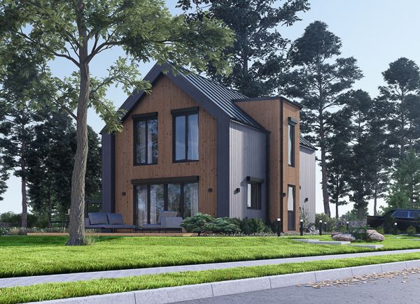 Dom drewniany całoroczny - mieszkalny ASTRID PV (z izolacją, WT2021), 92 m² avp.ui.product_images.thumbnail 1