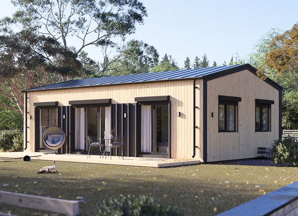 Dom drewniany całoroczny - mieszkalny SELENE RV (z izolacją, WT2021), 54 m² avp.ui.product_images.thumbnail 1