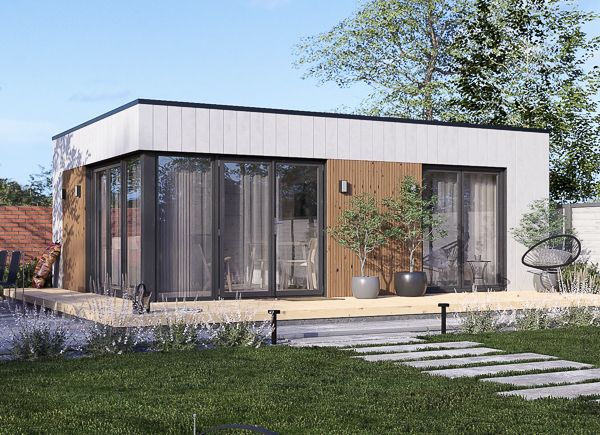 Domek ogrodowy drewniany PREMIUM (34 mm + elewacja), 6,5x4,5 m, 26 m² avp.ui.product_images.thumbnail 1