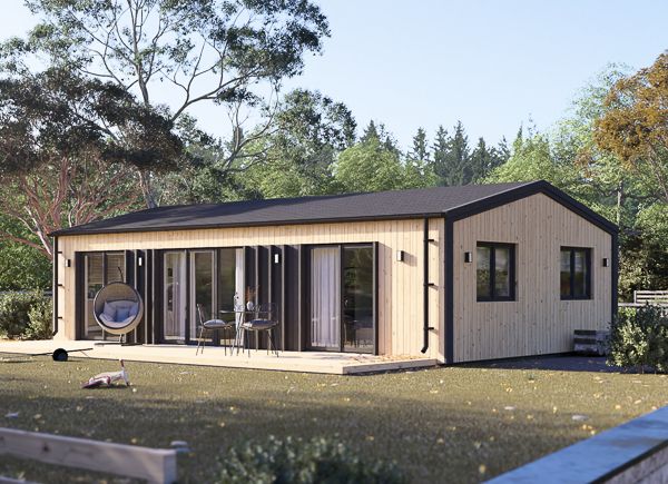 Domek letniskowy drewniany SELENE (44 mm + elewacja), 54 m² avp.ui.product_images.thumbnail 1
