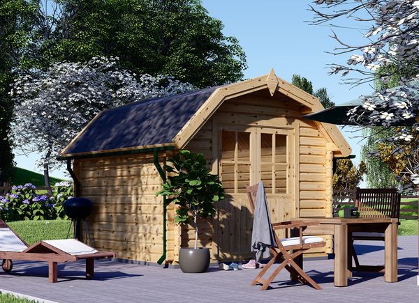 Domek ogrodowy drewniany ORLANDO (34 mm), 3x3 m, 9 m² avp.ui.product_images.thumbnail 1