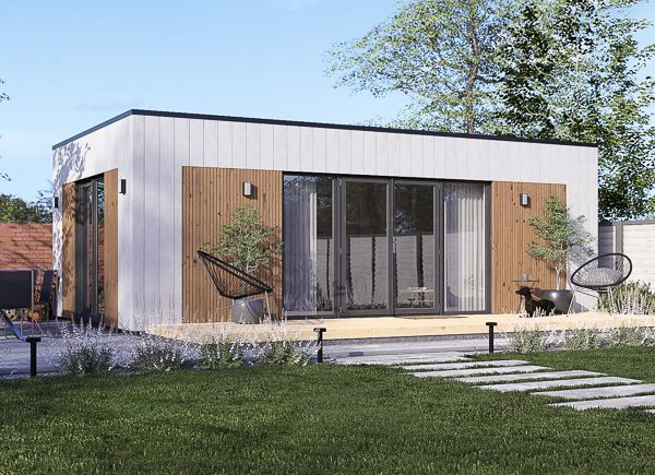 Domek ogrodowy drewniany PREMIUM (34 mm + elewacja), 7x4 m, 25 m² avp.ui.product_images.thumbnail 1