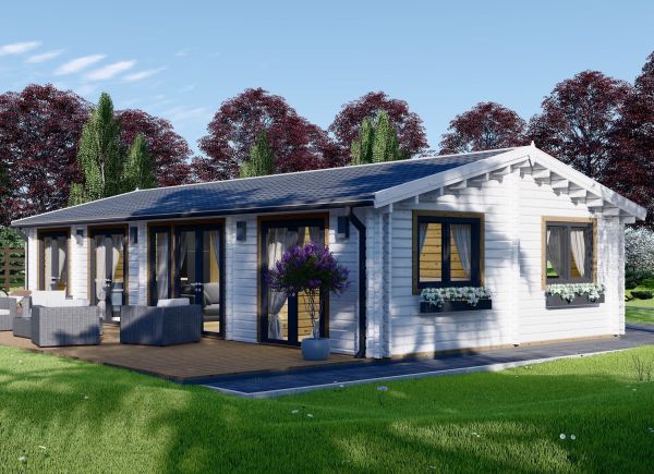 Dom drewniany całoroczny AGNES S (44+44 mm, z izolacją), 75 m² avp.ui.product_images.thumbnail 1