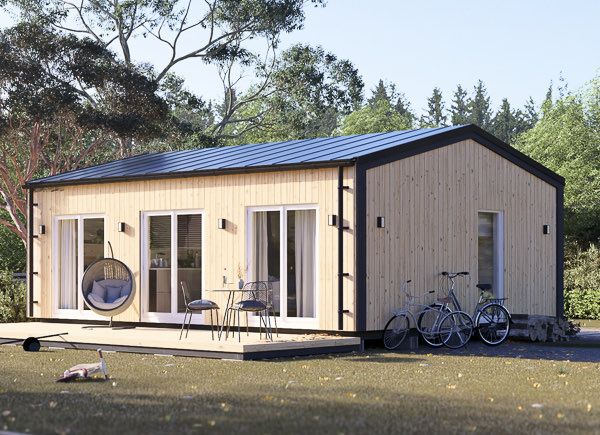 Domek letniskowy całoroczny ANGELA S (44 mm + elewacja, z izolacją), 45 m² avp.ui.product_images.thumbnail 1