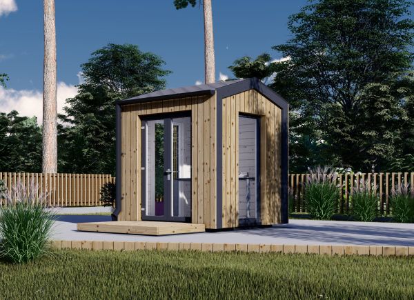 Domek ogrodowy drewniany EMMY (34 mm + elewacja), 2x2 m, 4 m² avp.ui.product_images.thumbnail 1