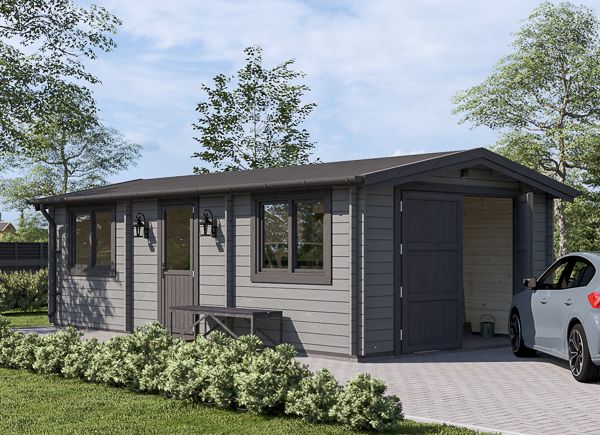 Garaż drewniany CLASSIC (44 mm), 4x7,5 m, 30 m² avp.ui.product_images.thumbnail 1