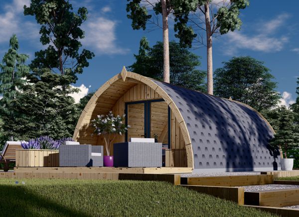 Domek ogrodowy drewniany BRETA (44 mm), 4x6 m, 24 m² avp.ui.product_images.thumbnail 1