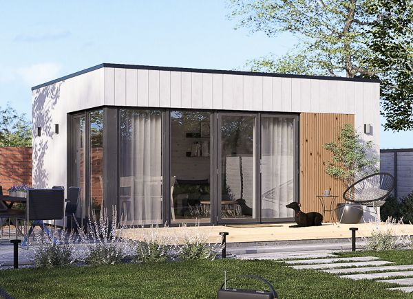 Domek ogrodowy drewniany PREMIUM (34 mm + elewacja), 5x4 m, 18 m² avp.ui.product_images.thumbnail 1