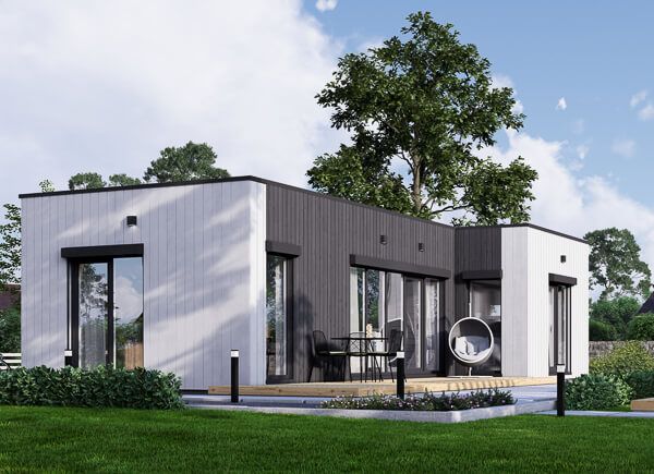 Dom drewniany całoroczny - mieszkalny LUCIA 2 PV (z izolacją, WT2021), 50 m² avp.ui.product_images.thumbnail 1