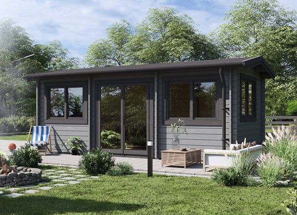 Domek ogrodowy drewniany OAK (44 mm), 6x3 m, 18 m² avp.ui.product_images.thumbnail 1