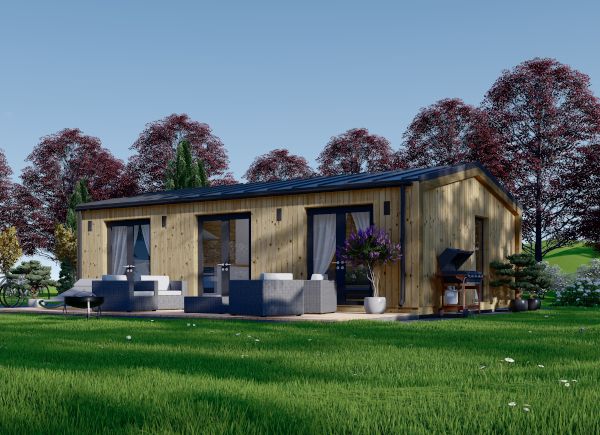 Domek letniskowy całoroczny ANGELA (44 mm + elewacja, z izolacją PLUS), 43 m² avp.ui.product_images.thumbnail 1