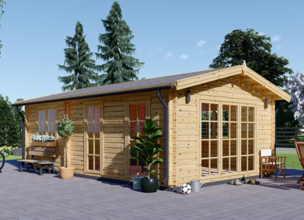 Domek letniskowy drewniany MAX (44 mm), 32 m² avp.ui.product_images.thumbnail 1