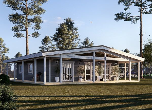 Dom drewniany CARLOTA S PLUS (58 mm + elewacja, z izolacją), 90 m² avp.ui.product_images.thumbnail 1