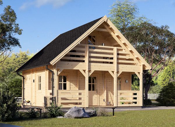Dom drewniany letniskowy LIVINGTON S (44 mm), 50 m² avp.ui.product_images.thumbnail 1