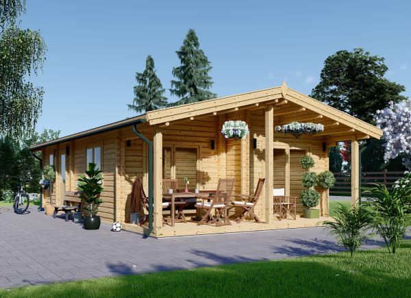 Domek letniskowy drewniany MEGAN (66 mm), 60 m² avp.ui.product_images.thumbnail 1