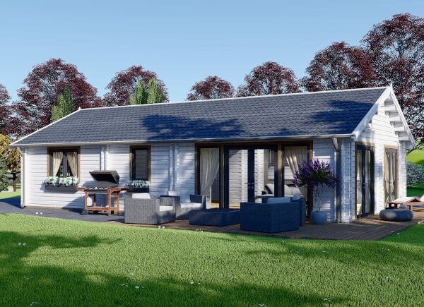 Dom drewniany całoroczny ANICA (44+44 mm, z izolacją), 71 m² avp.ui.product_images.thumbnail 1