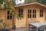 Domek ogrodowy drewniany OLYMP (44 mm), 4x3 m, 12 m² customer 3