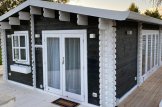 Domek letniskowy drewniany MARINA (44+44 mm, z izolacją), 8x6 m, 48 m² customer 2