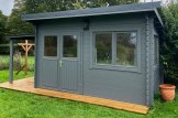 Domek ogrodowy drewniany LILLE F (34 mm), 4x3 m, 12 m² customer 2