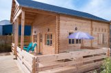 Domek letniskowy drewniany ANGERS (44+44 mm), 36 m² - z tarasem 19 m² customer 2
