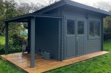 Domek ogrodowy drewniany LILLE F (34 mm), 4x3 m, 12 m² customer 1